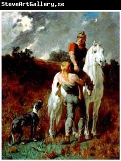 Evariste Vital Luminais Gaulois revenant de la chasse